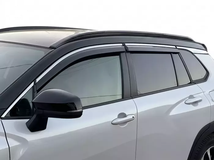 Дефлектори вікон Toyota Corolla Cross (XG10; 20-) - Niken (з хром молдингом) 5