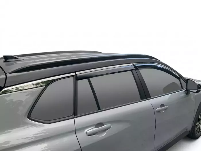 Дефлектори вікон Toyota Corolla Cross (XG10; 20-) - Niken (з хром молдингом) 8