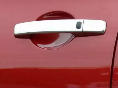 Хром накладки на ручки Nissan Pathfinder III (R51; 05-14) - під сенсори 4