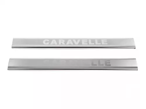 Накладки на дверные пороги VW T4 Caravelle (90-03) - Carmos 3