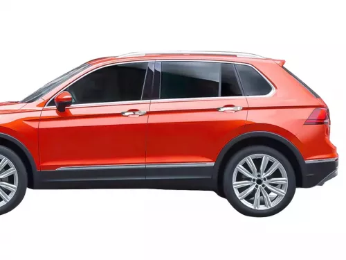 Хром молдинги на двери VW Tiguan Allspace (17-23) - Carmos 4