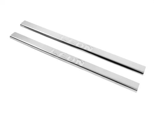 Накладки на пороги Seat Leon III (5F; 12-20) 3D - Carmos (2 шт) 2