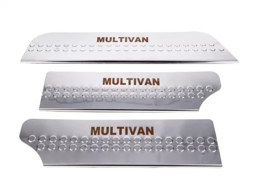 Накладки на внутренние пороги VW T4 Multivan (90-03) - Carmos (3 шт) 1
