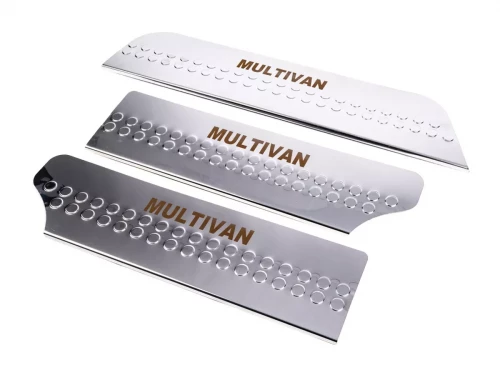 Накладки на внутренние пороги VW T4 Multivan (90-03) - Carmos (3 шт) 2