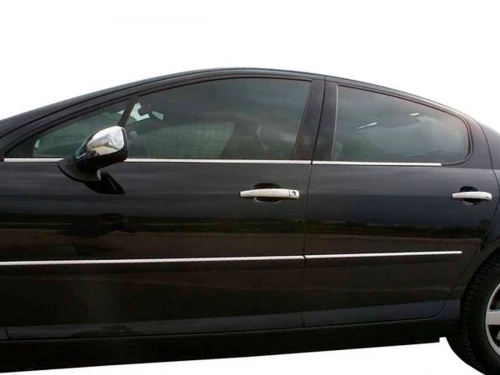 Хром накладки на ручки Peugeot 407 (04-11) - Omsa Line 4