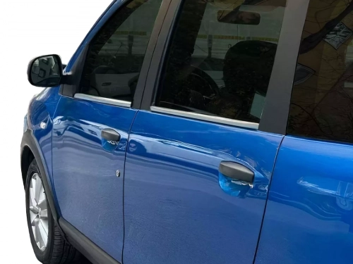 Хром нижние молдинги окон Dacia Lodgy (12-22) - Omsa Line 4