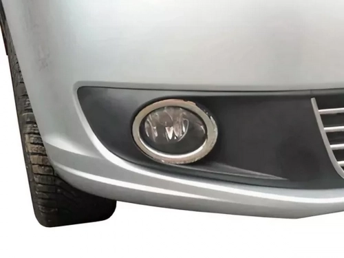 Хром накладки на протитуманки VW Caddy III (10-14) - Omsa Line 4