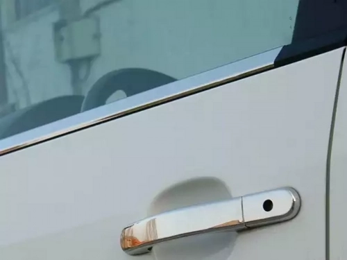 Хром нижні молдинги вікон Ford Fiesta Mk6 (02-08) 5D - Omsa Line 4