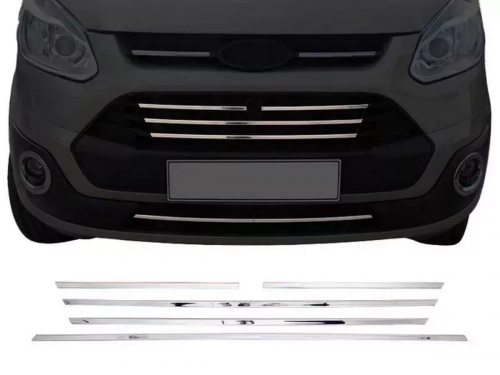 Хром на решітку бампера Ford Custom (13-17) - Omsa Line 1