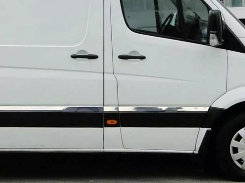 Хром молдинги дверні Mercedes Sprinter W906 (06-18) Long - Carmos 3