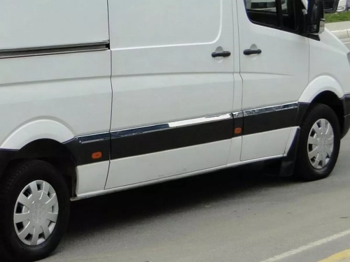 Хром молдинги дверні Mercedes Sprinter W906 (06-18) Long - Carmos 4