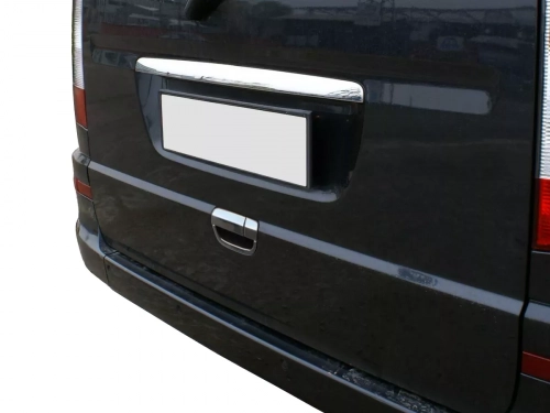 Хром накладки на задню ручку Mercedes Vito W639 (03-14) - Omsa 4