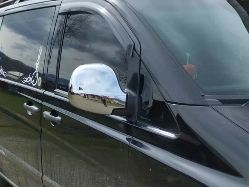 Хром накладки на дзеркала Mercedes Vito W639 (03-10) - Omsa (нержавійка) 4