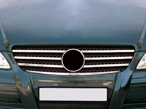 Хром накладки на решітку Mercedes Vito W639 (03-10) - Omsa 4
