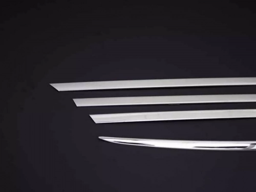 Хром накладки на решітку Mercedes Vito W639 (03-10) - Omsa 6