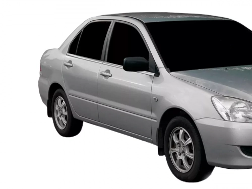 Хром нижні молдинги вікон Mitsubishi Lancer 9 (03-08) Sedan - Omsa 4