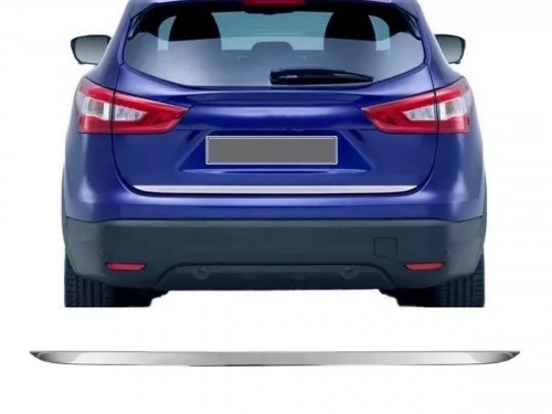 Хром на кромку багажника Nissan Qashqai II (J11; 14-21) - Omsa 1