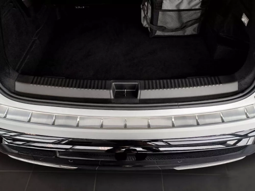Накладка на задний бампер Renault Espace VI (23-) - Avisa (серебряная) 5