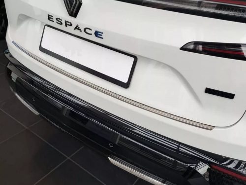 Накладка на задний бампер Renault Espace VI (23-) - Avisa (серебряная) 6