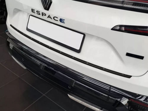 Накладка на задний бампер Renault Espace VI (23-) - Avisa (чёрная) 6