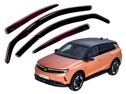 Дефлекторы окон Opel Grandland II (24-) - Heko (вставные) 1