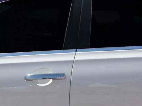 Хром нижние молдинги окон Nissan Qashqai I (J10; 07-13) - Omsa Line 4