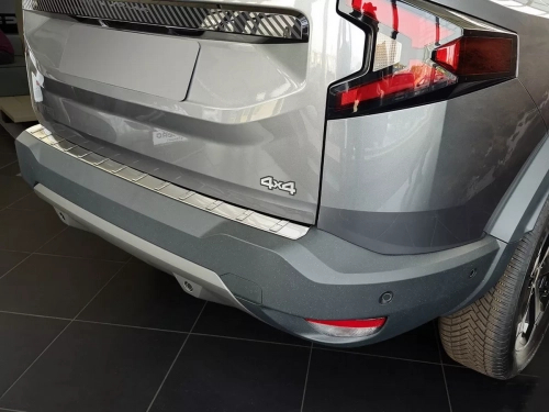 Накладка на задній бампер Dacia Bigster (24-) - Avisa (срібна) 6