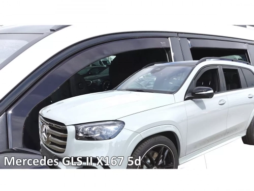 Дефлектори вікон Mercedes GLS X167 (20-) - Heko (вставні) 4