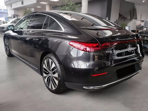 Накладка на задний бампер Mercedes EQE I (V295; 22-) - Avisa (графитовая) 7
