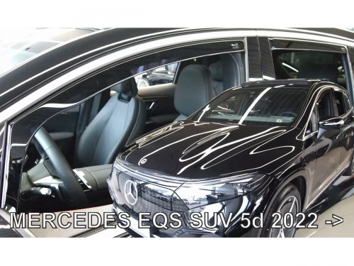 Дефлектори вікон Mercedes EQS SUV I (X296; 22-) - Heko (вставні) 4