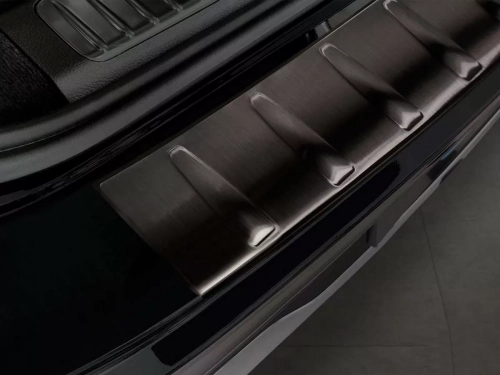 Накладка на задній бампер Mercedes EQS SUV I (X296; 22-) - Avisa (графітова) 3