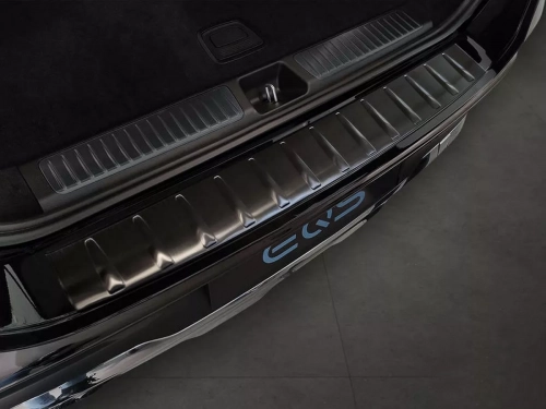 Накладка на задній бампер Mercedes EQS SUV I (X296; 22-) - Avisa (графітова) 4