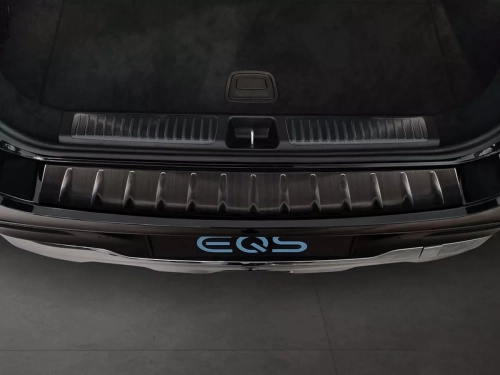 Накладка на задній бампер Mercedes EQS SUV I (X296; 22-) - Avisa (графітова) 5