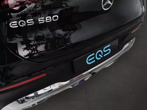 Накладка на задній бампер Mercedes EQS SUV I (X296; 22-) - Avisa (графітова) 6