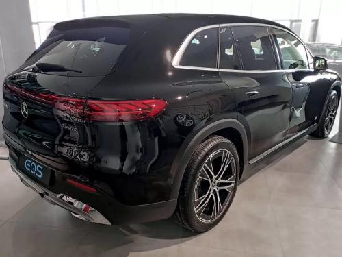 Накладка на задній бампер Mercedes EQS SUV I (X296; 22-) - Avisa (графітова) 7
