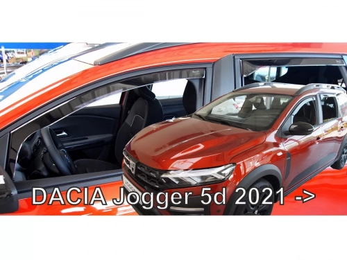Дефлектори вікон Dacia Jogger (22-) - Heko (вставні) 4