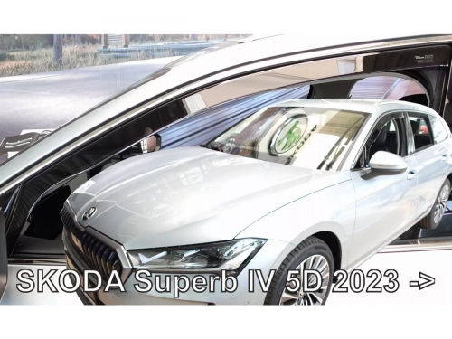 Дефлектори вікон Skoda Superb IV (3Y; 24-) Універсал - Heko (вставні) 3