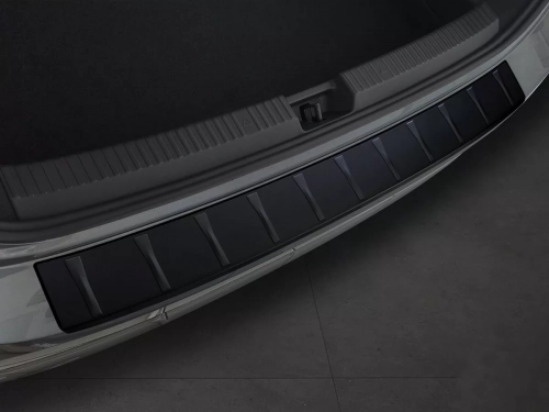 Накладка на задній бампер Skoda Superb IV (3Y; 24-) Liftback - Avisa (чорна) 5