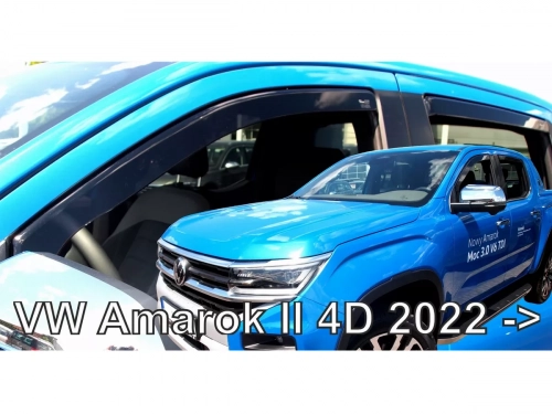 Дефлектори вікон VW Amarok II (NF; 22-) - Heko (вставні) 4
