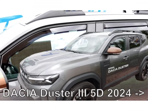 Дефлекторы окон Dacia Duster III (24-) - Heko (вставные) 4