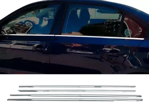 Хром нижні молдинги вікон VW Jetta A5 (05-11) - Omsa 1