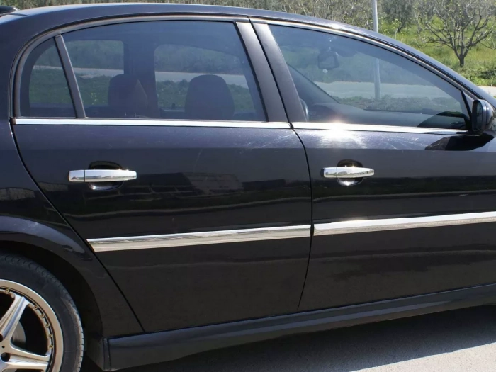 Хром нижні молдинги вікон Opel Vectra C (02-09) - Omsa 6