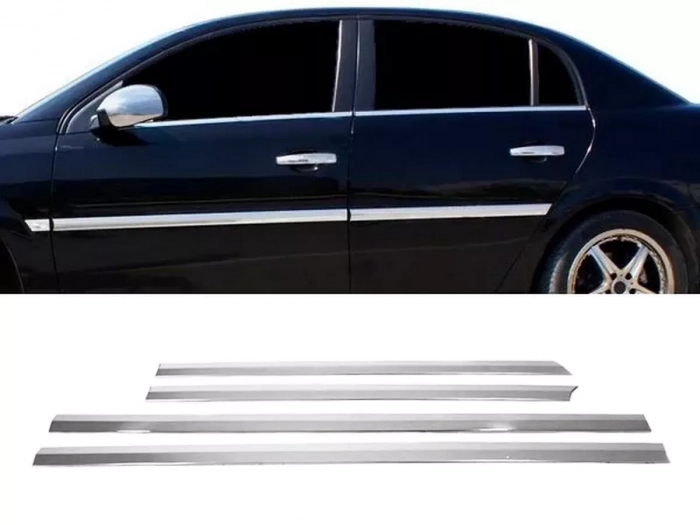 Хром молдинги дверні Opel Vectra C (02-09) - Omsa 1