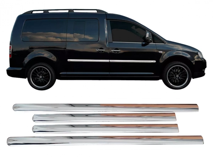Хром молдинг дверний VW Caddy III (2K; 04-15) Максі база - Carmos 1