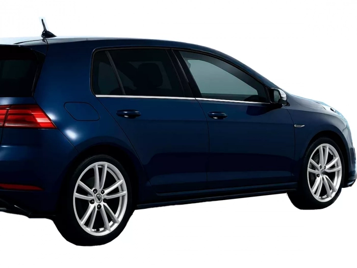 Хром нижние молдинги окон VW Golf VI (08-12) 5D Htb - Omsa 6