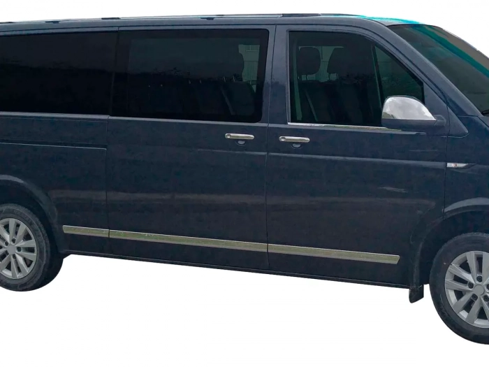 Хром молдинги дверні VW T5 (03-15) довга база - Omsa 4