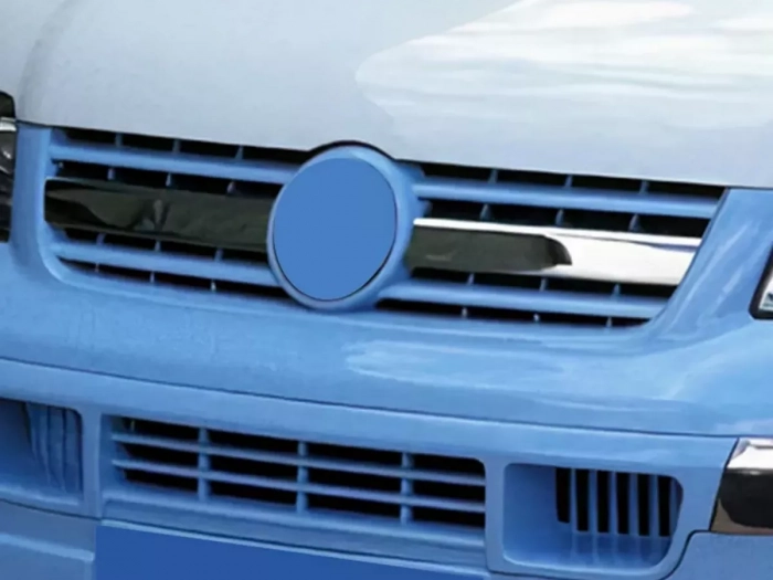 Хром накладки на решітку VW T5 Transporter (03-10) - Omsa (широкі) 4