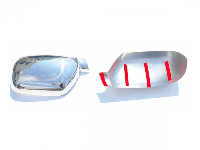 Хром накладки на дзеркала VW Touareg I (7L; 02-06) - Omsa 3