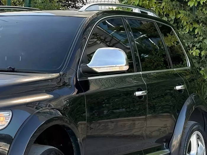 Хром накладки на дзеркала VW Touareg I (7L; 07-10) рестайлінг - Omsa 4