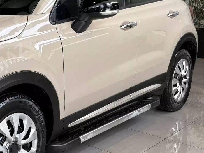 Хром молдинг дверний Fiat 500X (15-24) - Omsa 4